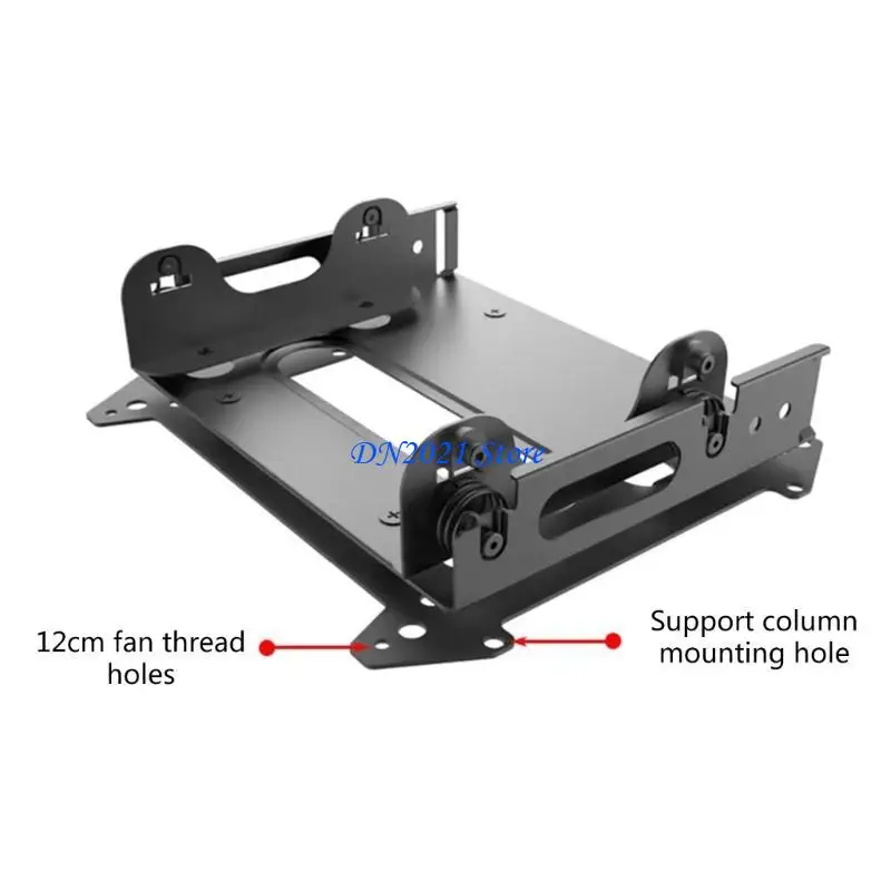 F3KE 3.5 Inch SSD 12cm Fan Hard Drive Bracket Extended Multi-layer Stacking Bracket