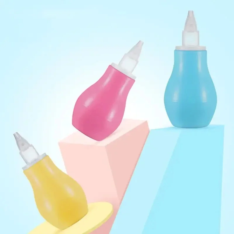 1-4Pcs Silicone Baby Safety Nose Cleaner Vacuum Suction Children Nasal Aspirator New Baby Care Diagnostic-Tool Vacuum Sucker
