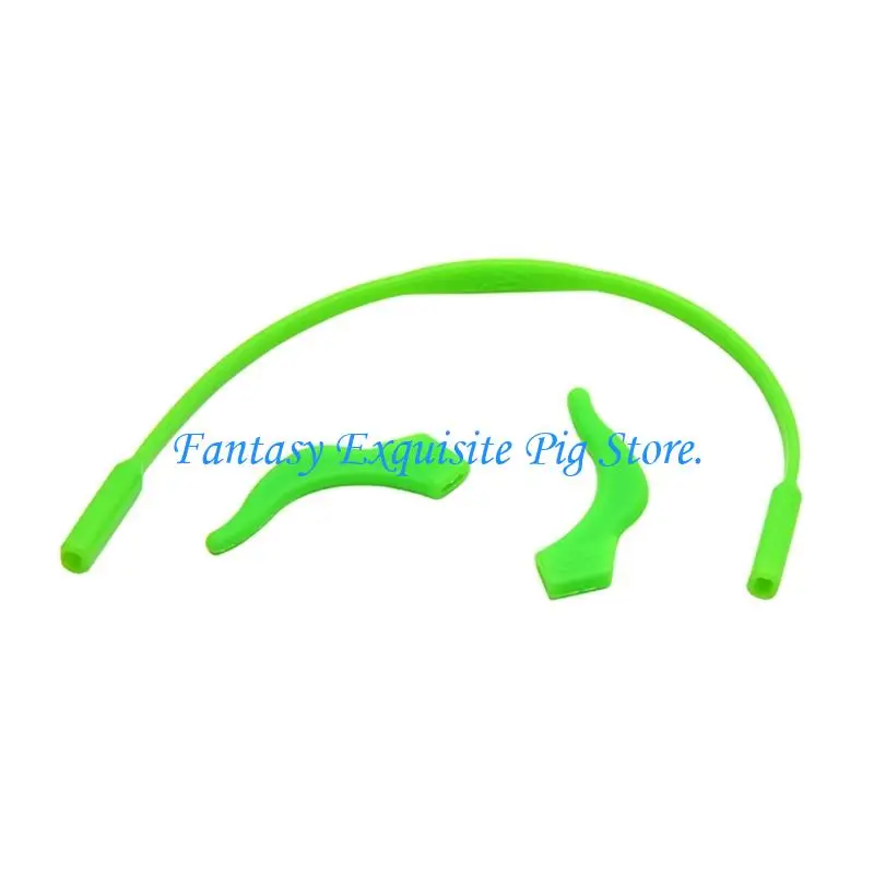 Silicone Eyeglass Grip Set with Temple Parts for Repair Needs 