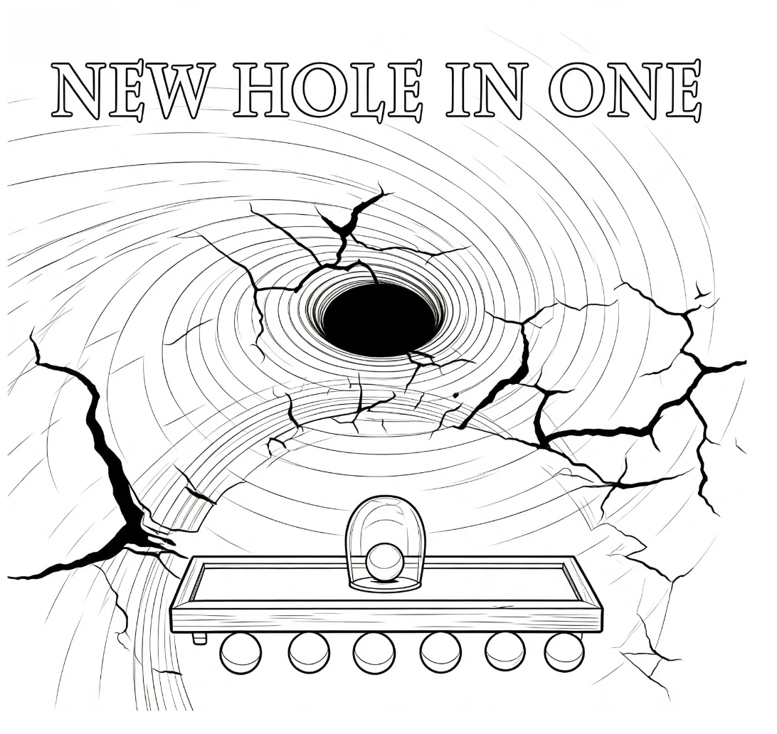 New Hole In One Stage Magic Tricks Selected Ball Appear Inside Glass Magia Magician Stage Party Illusion Gimmick Props Mentalism