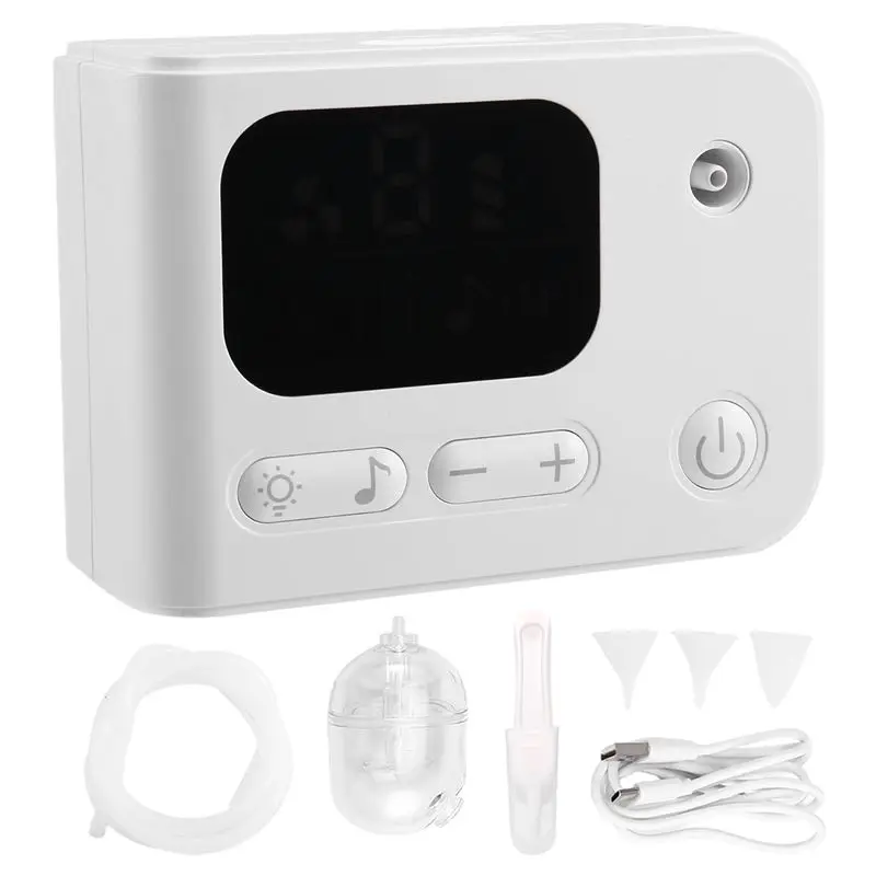 ABJA-Nose Booger Sucker For Infants Babies Kids Toddlers-Rechargeable Pro Baby Nasal Aspirator-Built-In Music Night Light