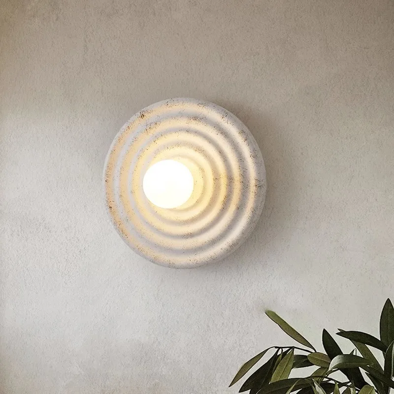 LED indoor wall lamp creative decoration for living room dining room study corridor modern resin glas bedside entrance wall lamp
