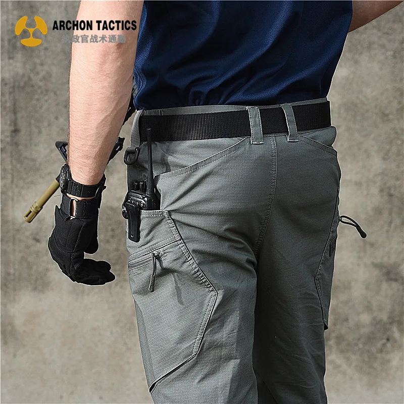 Archon Strider Tactical Trousers Men's Slim Military Fans Training Pants Waterproof Spring and Autumn Outdoor Combat Pants
