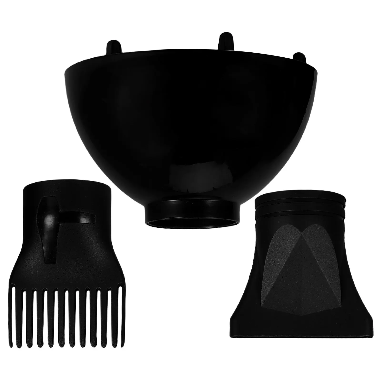 1Set Hair Dryer Accessory Set Universal Diffuser Concentrator Comb Nozzle Multi Hair Styling Tool for Home Travel Blow Dryer