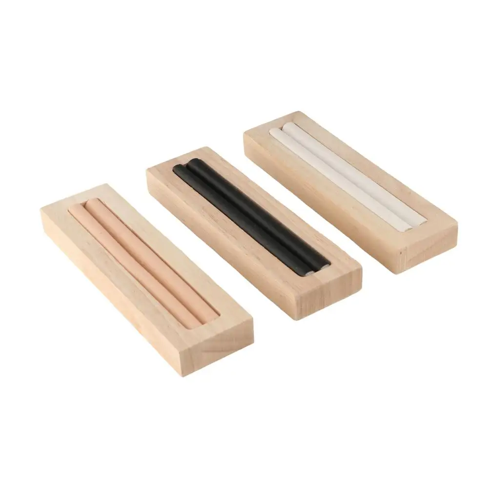 Earring Display Wooden Ring Holder Jewelry Display Storage Rack Ring Display Stand Simple 1 Slot Ring Organizer Finger Ring