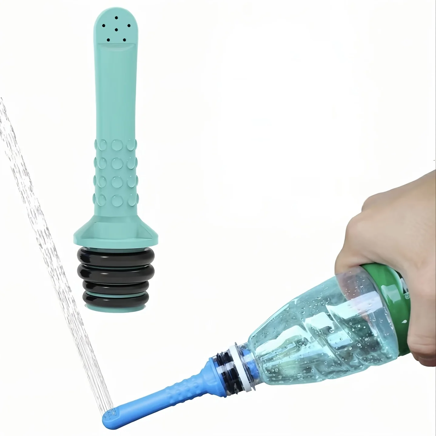 Pocket Portable Bidet Sprayer, Mini Travel Personal Hygiene Washer, Fits Beverage Bottles for Intimate Cleansing