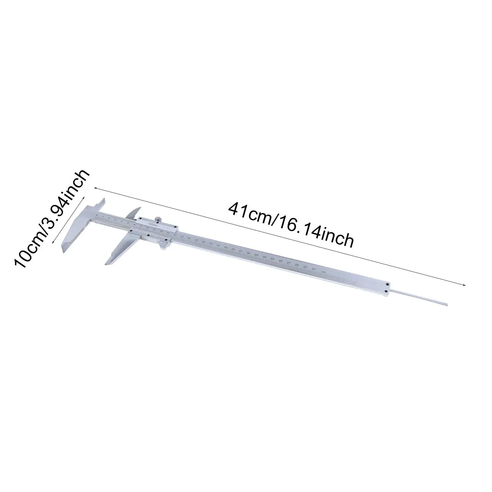 Stainless Steel Vernier Caliper Micrometer Clear Scale Measuring Device for Laboratory Use