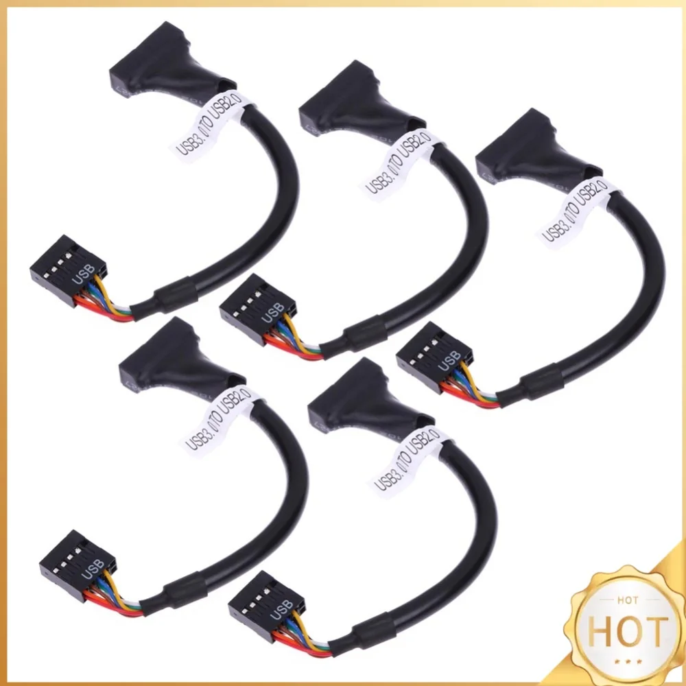 Jack for Male to 2.0 9 Pin Female Splitter for Microphones Mixer Amplifier for Home Consumer Electronics Accessories