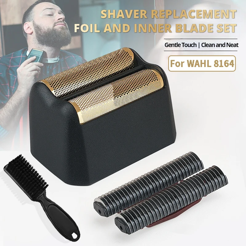 Electric Barber Shaver Head For Wahl 8164 Hair Clipper Foil And Cutter Blade Sets 5 Star Finale Shaver Replacement Accessories