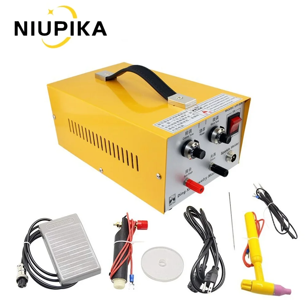 NIUPIKA 30A Pulse Spot Welder Spot Necklace Circle Equipment Diy Point Machine Jewelry Tool Spot Welding Machine
