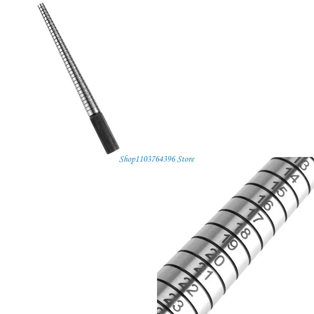  Professional Rings Size Adjuster Jewelry Making Craft Supplies Tool Mandrel Accessory for Forming and Sizing Rings