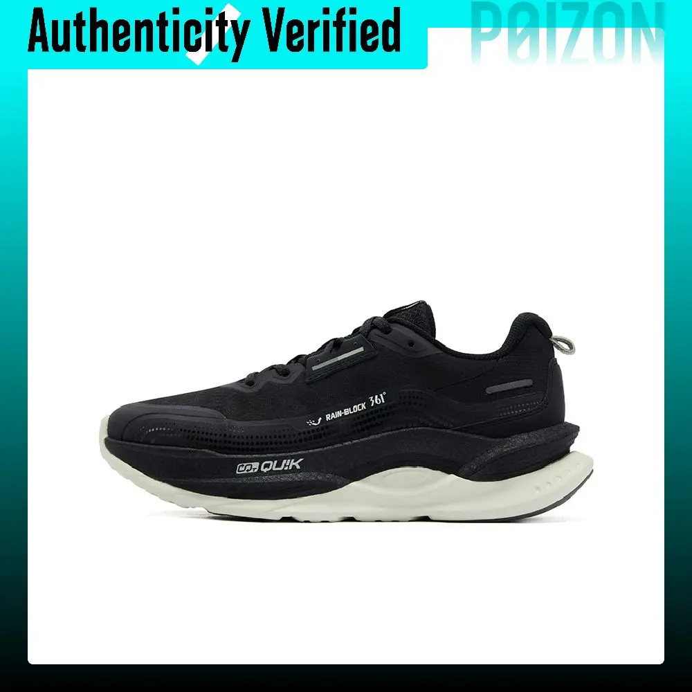 361 Fiery 5 Cushioning Abrasion Resistant Low top Casual Running Shoes Men's Black Gray 672532216-4