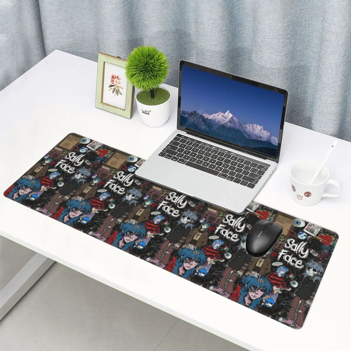 Large Mouse Pad Sally Face Game Anime SF Gamer PC Laptop Mats Keyboard Carpet Computer Gaming Office Accessories Desk Mat