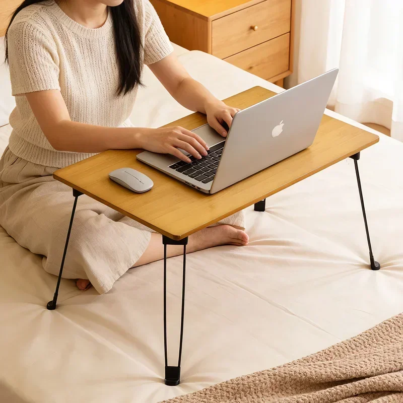 Bed Small Table Foldable Dormitory Bed Laptop Computer Desk Portable