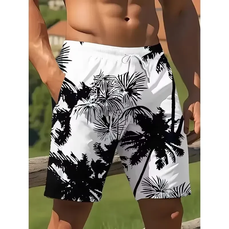 Casual Cool Shorts 2026 New Men 3D Printed Beach Shorts Summer Streetwear Creative Personality Hawaii Vacation Fashionable