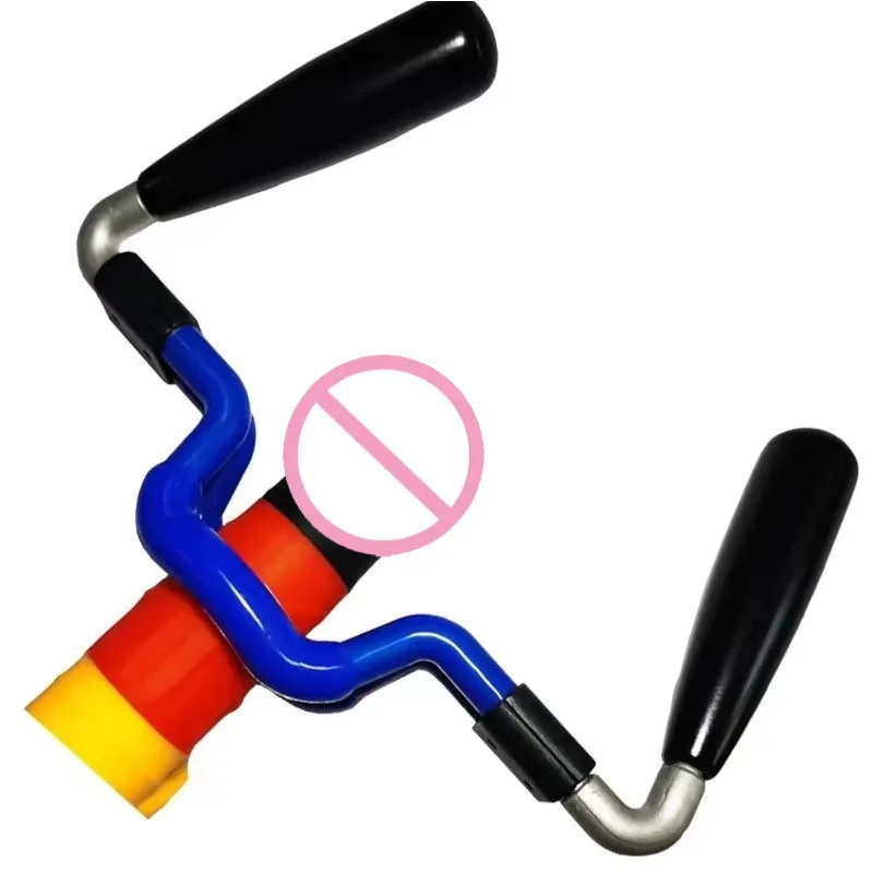 Male Silicone Clamp Squeeze Massager Physical Stretch Penis Enlargement Device For Dick Growth Masturbation Erections Exercises