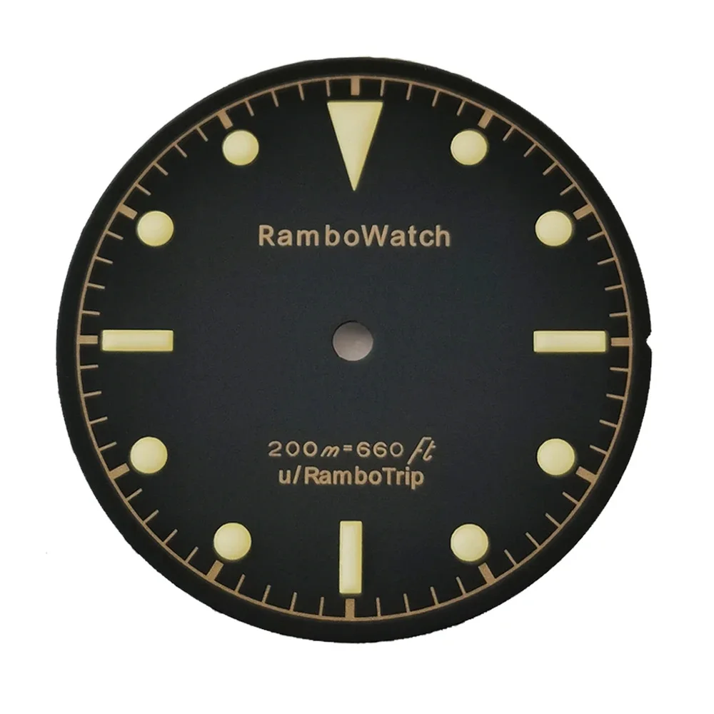 Watch Custom Dial Logo Icon Black White Red Free Render Name Anniversary Personalized Fashion Gift Men's Mechanical Watch