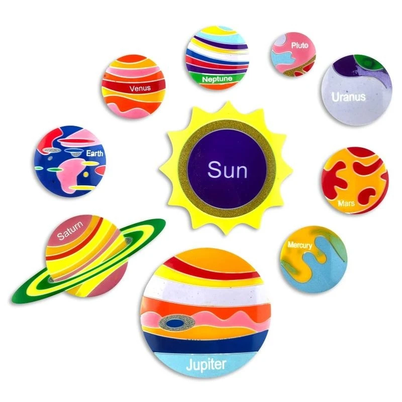 N5KA Round Planet Decoration Silicone Mold Jewelry Epoxy Resin Casting Jewelry Tool Making Diy Craft Home Wall Decoration