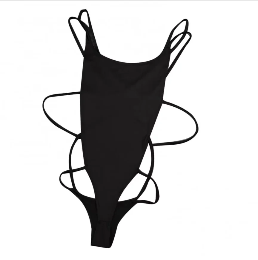 2025 Sexy Push Up Swimwear Women High Waist One Piece Swimsuit Female Backless Monokini Brazilian Bathing Suit Swimming