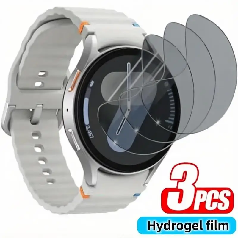3Pcs Privacy Hydrogel Film for Samsung Galaxy Watch 5 Pro 5 4 40mm 44mm Screen Protector Anti-Scratch for Galaxy Watch 5 Pro 5 4