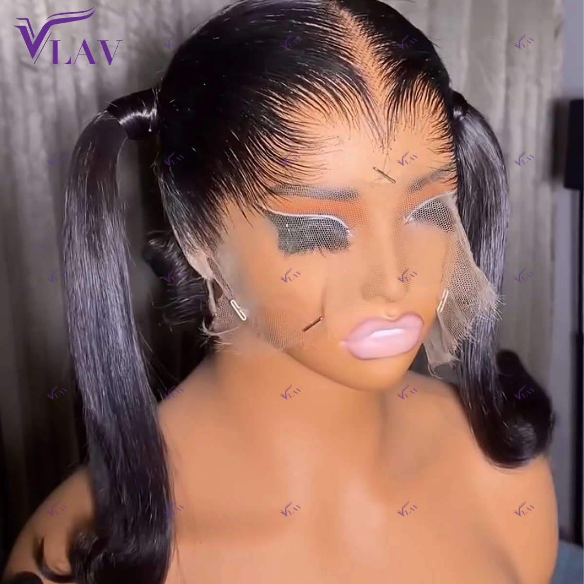 400 Density 136 HD Lace Frontal Glueless Wigs Human Hair 134/360 HD Transparent Lace Preplucked For Women Wear And Go Straight