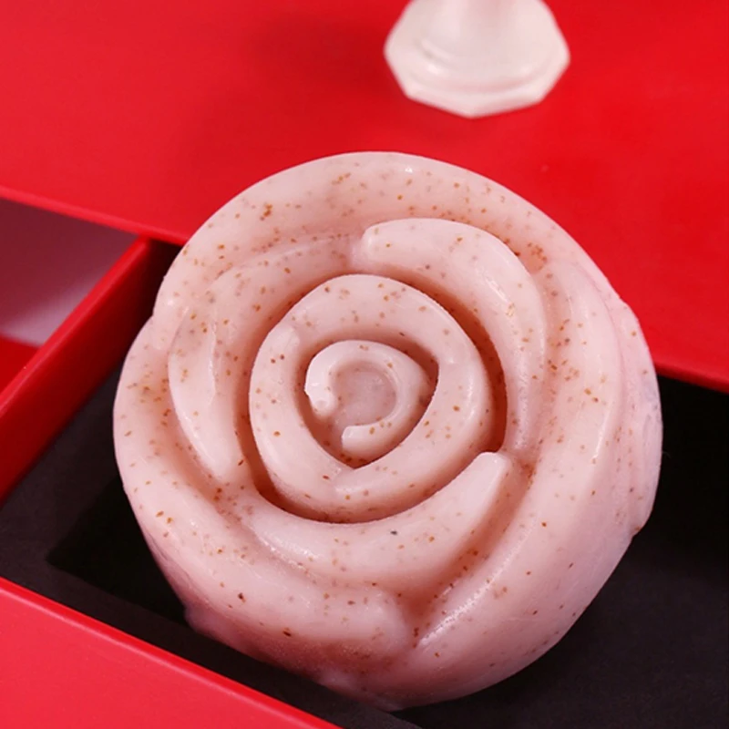 Christmas Sakura Soap Niacinamide Handmade Bar Face Body Cleansing Moisturizing Brightening Gentle Exfoliating Skin Care