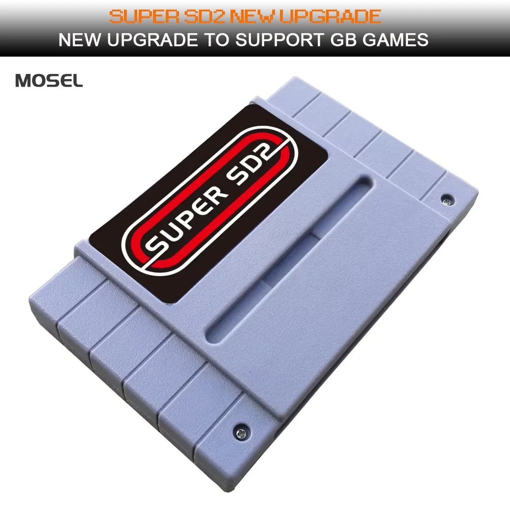 China Version SUPER SD2 Pro Rev.X SNES SFC Pro Supports Special Chip Games for Super Family Console GB Games