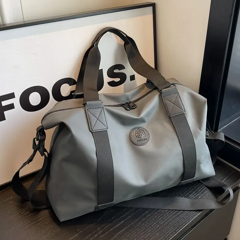 Travel Bag Men's Handbag Large Capacity Travel Luggage Bag Yoga Sports Bag Oxford Cloth Waterproof Fitness Tote Bags for Women