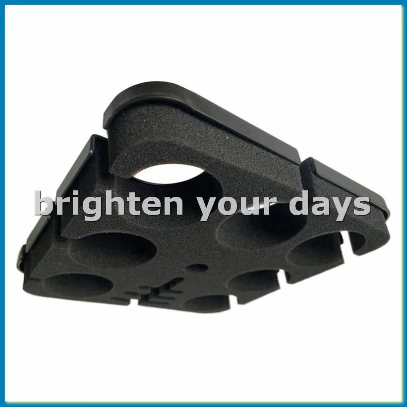 Multi Microphone Holder Square Tray Mics Holder with Cable Slots Holds Up to 7 Mics for Organize and Display on Stage-VVNB