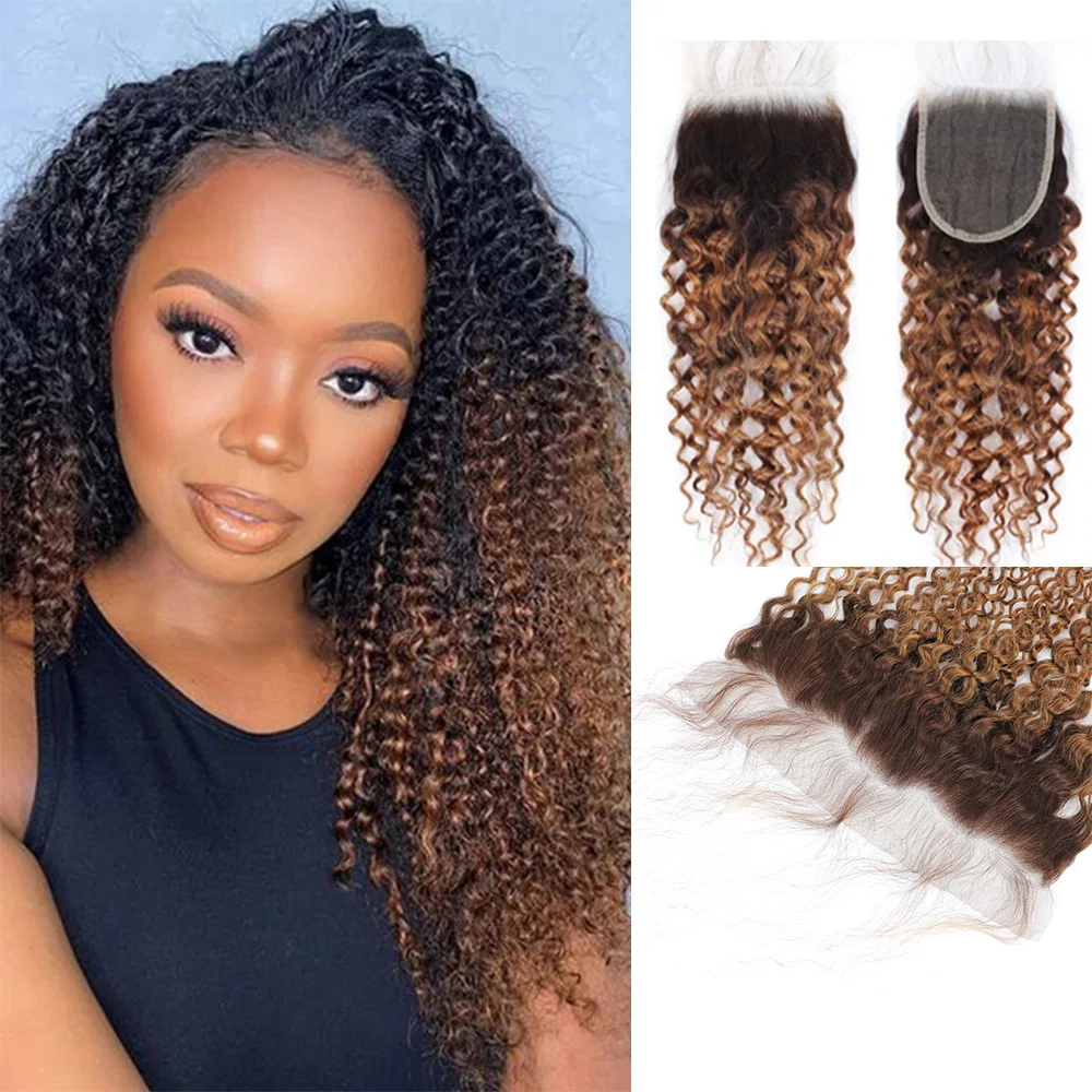 13x4  4x4 Closure Deep Wave BundleFree Part Lace Closure Hair Extensions Curly Human Hair Weave For Wome