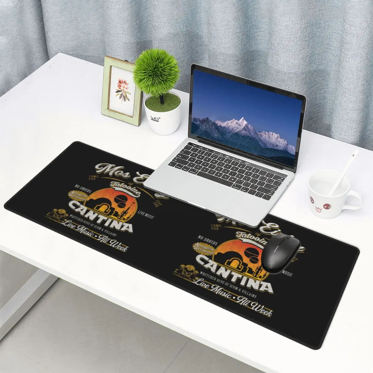Large Mouse Pad Mos Eisley Cantina Tatooine Dks Gamer PC Laptop Mats Keyboard Carpet Computer Gaming Office Accessories Desk Mat