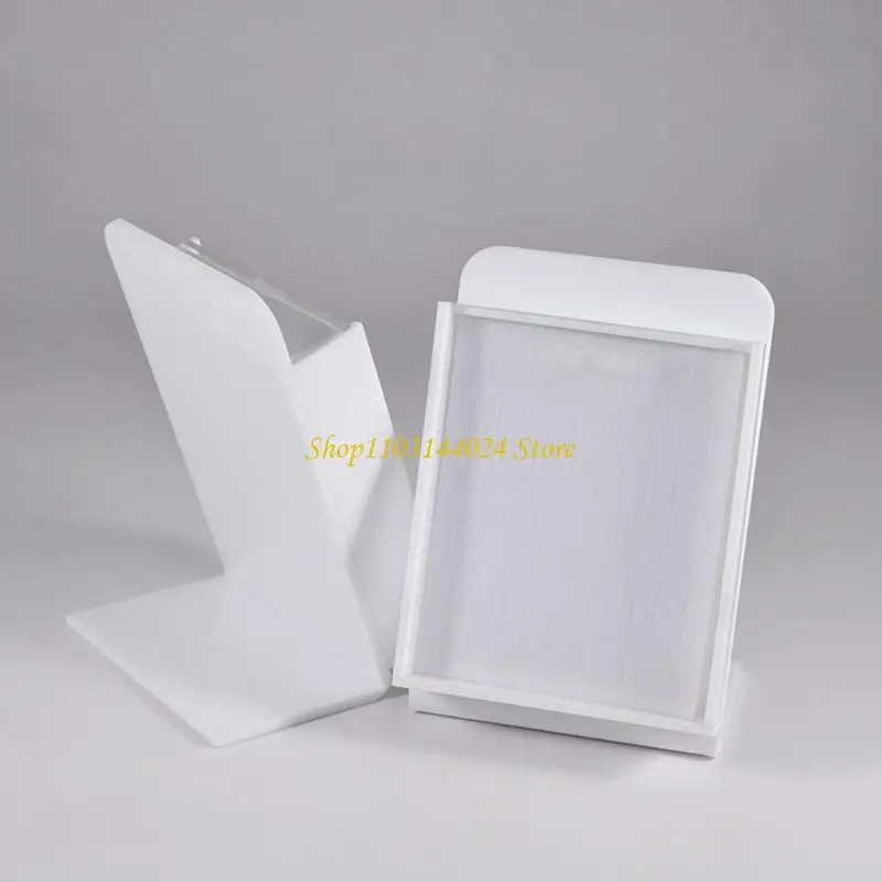 N5KE Acrylic Piercing Jewelry Board With Protective Lid Storage Container