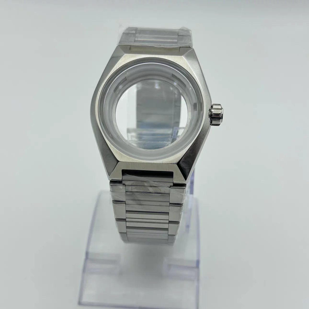 NH35 case VANAC case 41mm case fits 33mm dial stainless steel case for NH35 movement NH38 movement NH36 movement