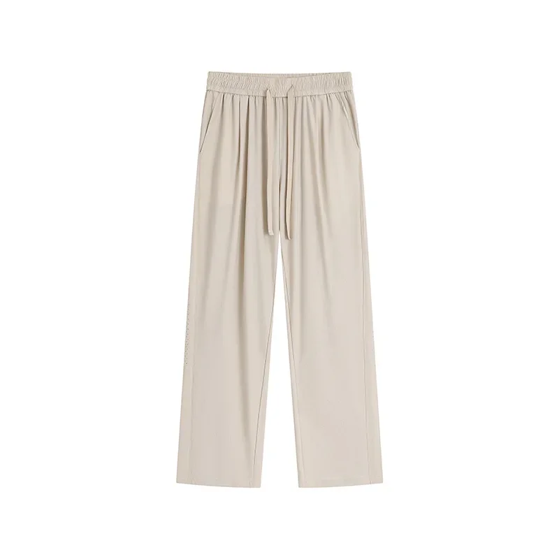 Casual pants men's summer thin straight loose pants sports long pants
