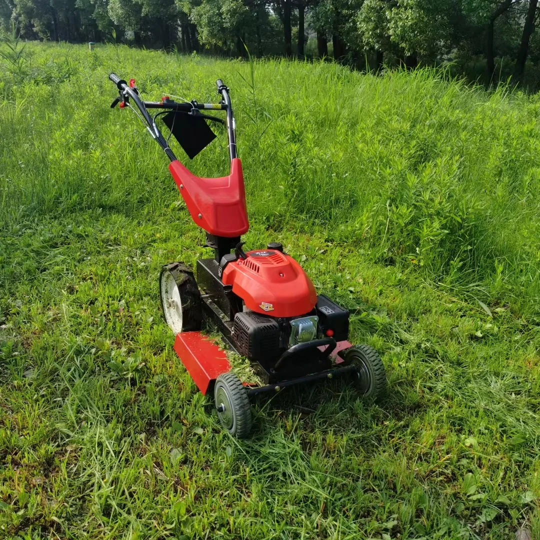 Professional 48Cm Working Width Walk-Behind Hand Push Lawn Mower  Garden Tools Self-Propelled Weed Whacker