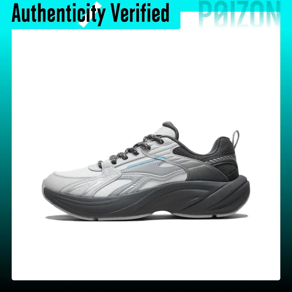 Erke Casual Shoes Men's Low-top Mist Gray/Zero Degree Gray/Carbon Gray 51126302096-103