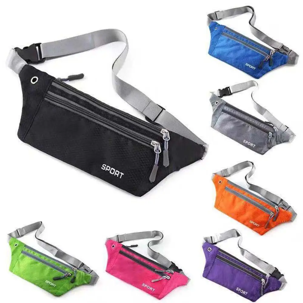 1PC Men Women Waist Bag Fashion Chest Bag Outdoor Running Travel Sports Bag Pack Hip Waist Packs Wallet Purse Casual Pack