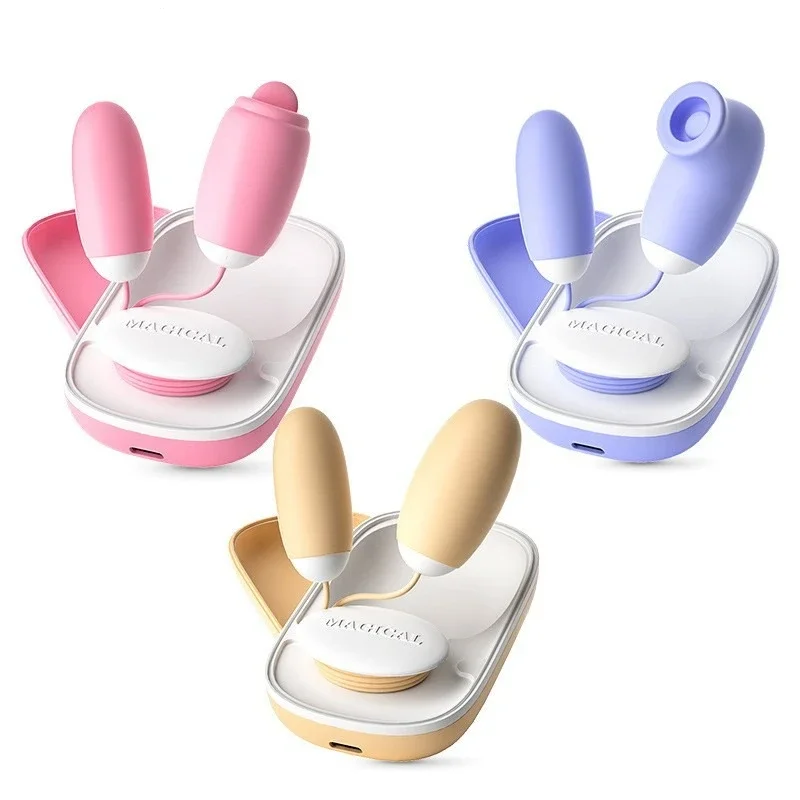 12 Frequency Sucking Vibration Vibrating Egg Vibrator for Women Masturbation Massager for Adults Adult Sex Toys Portable Storage