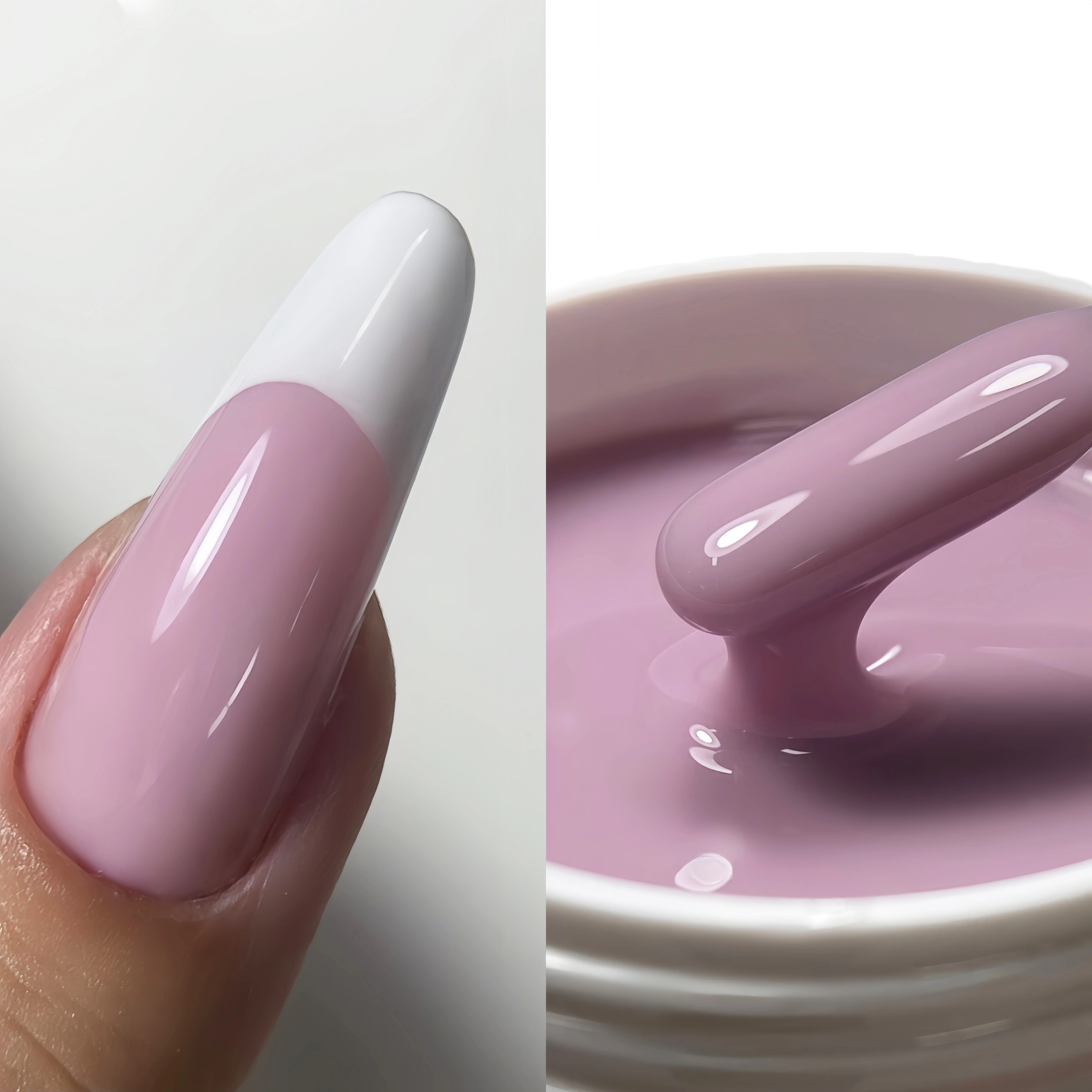 MSHARE 50ml TPO Free Nail Construction Gel Builder Nail Gel Liquid Acrygel Gel For Nails Extension Pink Self Leveling Soak Off