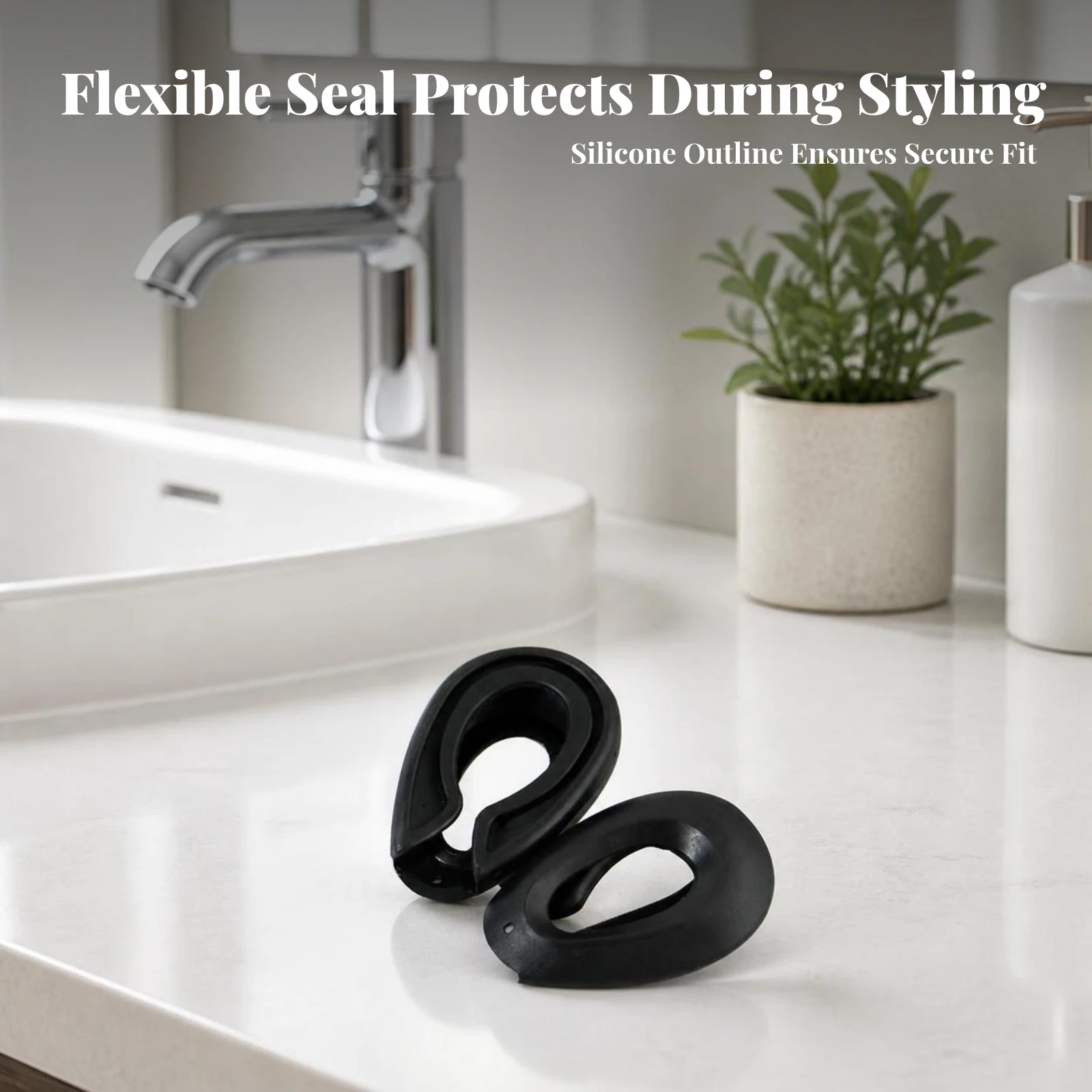 Silicone Ear Covers Waterproof Washable Flexible for Diy Users, Perming