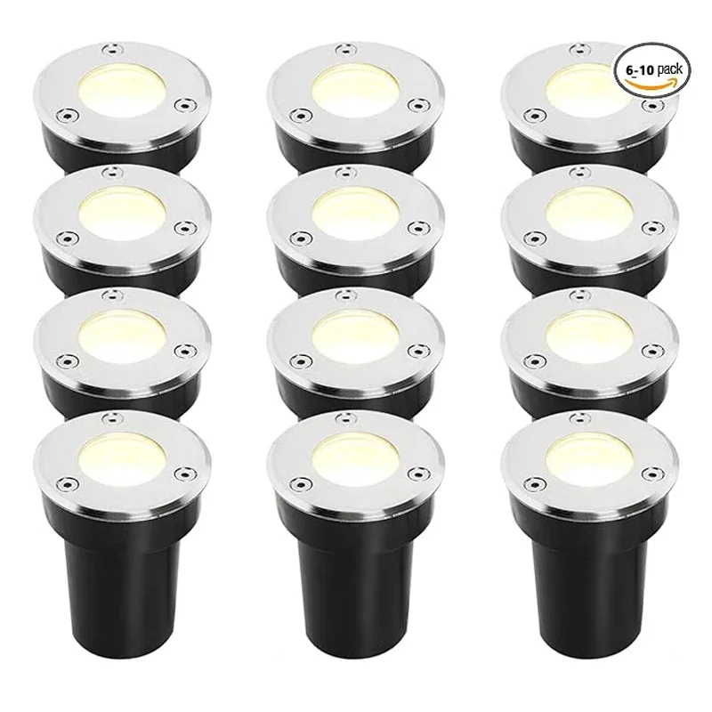 IP67 Waterproof LED Outdoor Garden Lighting 5W 10W 15W under Ground Light Buried Landscape Lighting for Garden 110V 220V 12V