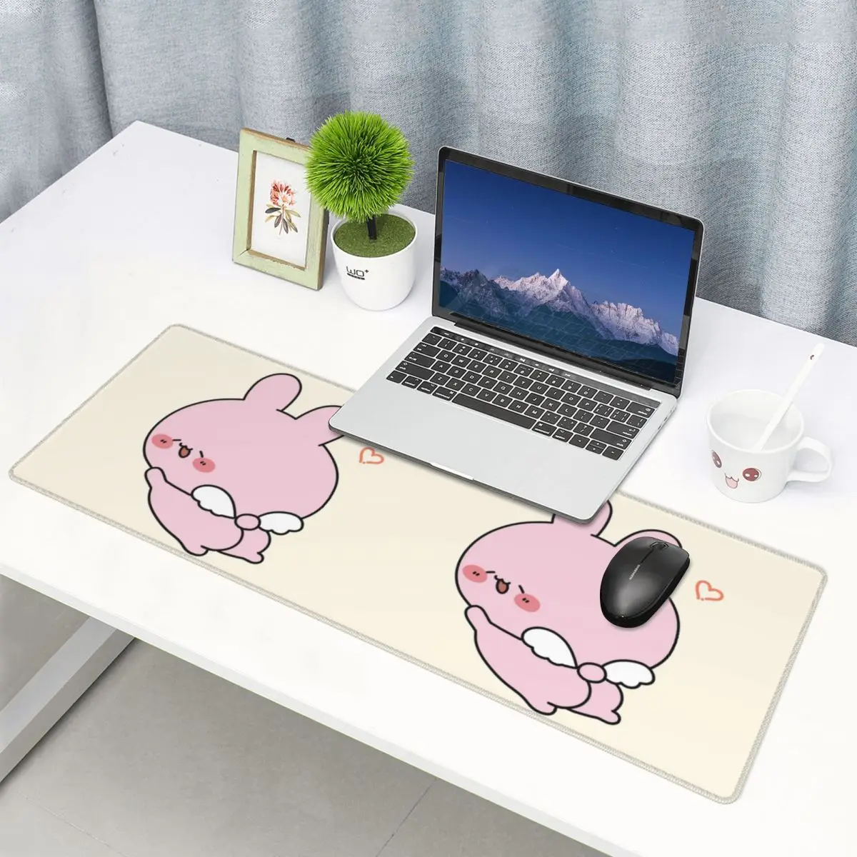 Large Mouse Pad Asamimichaan Asamimi Gamer PC Laptop Mats Keyboard Carpet Computer Gaming Office Accessories Desk Mat