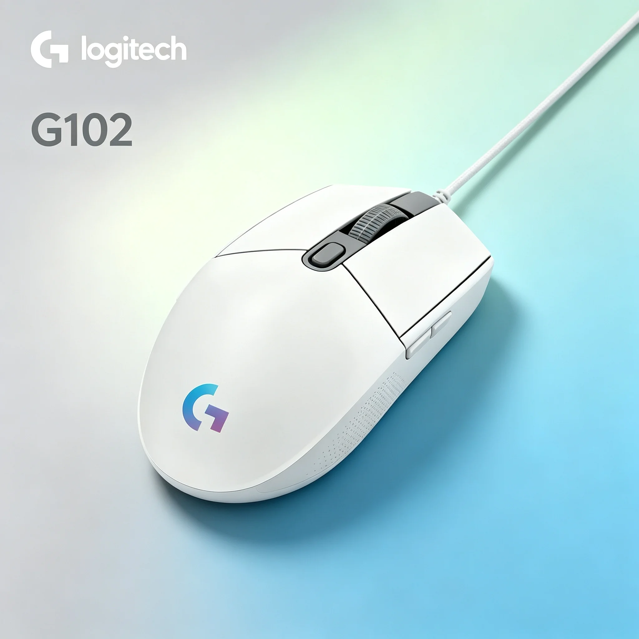 Logitech G102 Wired RGB Gaming Mouse Comfort Ergonomic Grip For CSGO PUBG LOL Valorant Gaming Office Desktop Laptop Mouse