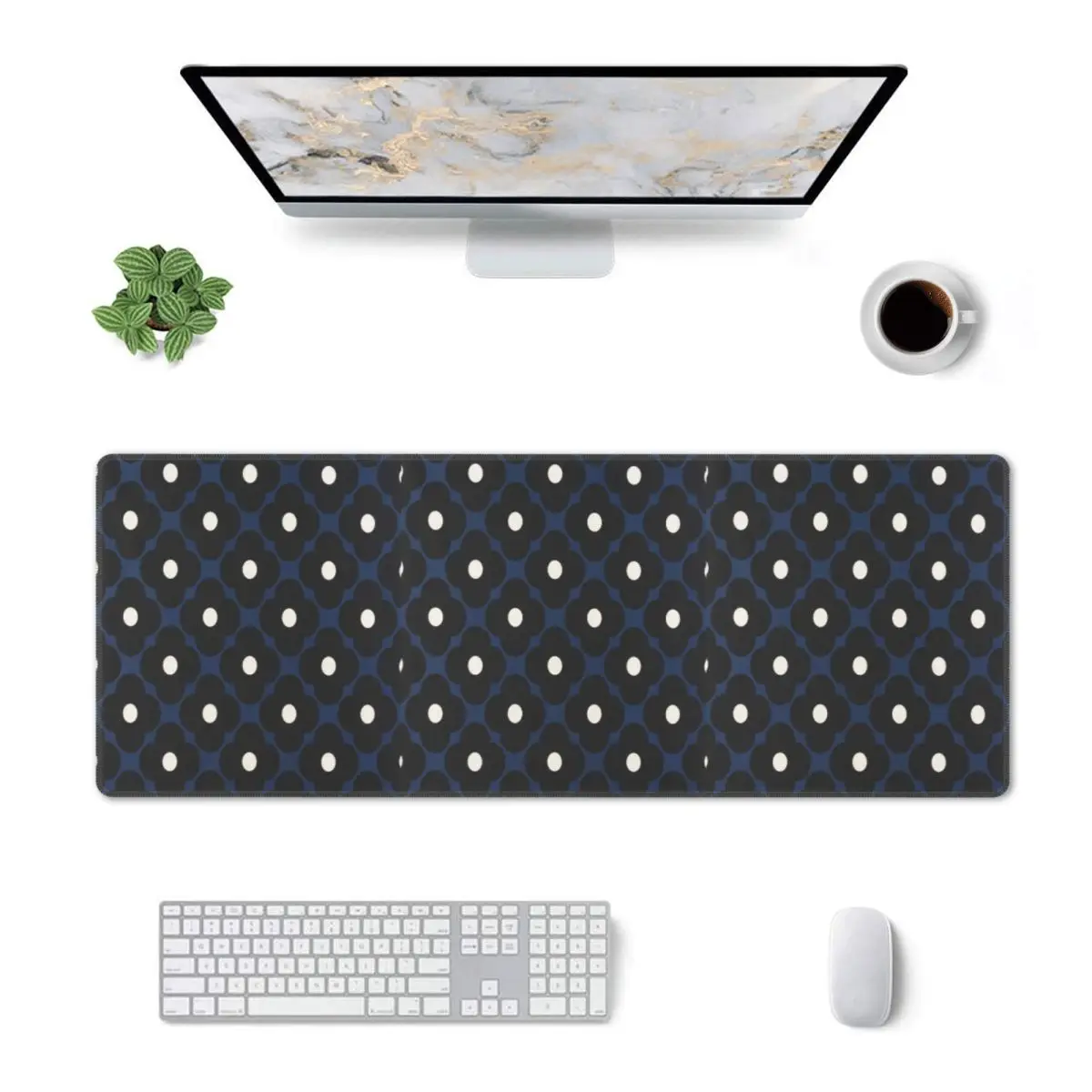 Large Mouse Pad Orla Kiely Flowers Abstract Gamer PC Laptop Mats Keyboard Carpet Computer Gaming Office Accessories Desk Mat