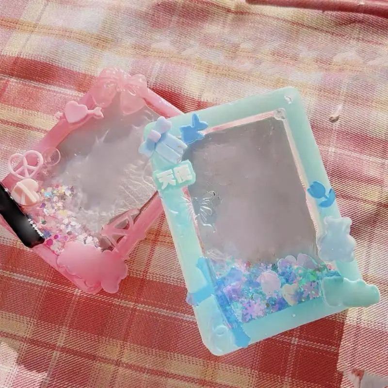 Picture Frame Resin Shaker Silicone Molds for DIY Craft Keychain Decor