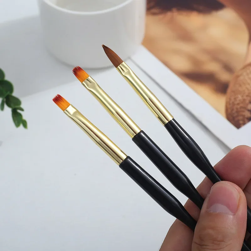 French Stripe Nail Art Liner Brush Set UV Gel Tips Ultra-thin Line Drawing Pen Dual End Painting Brushes Manicure Tools