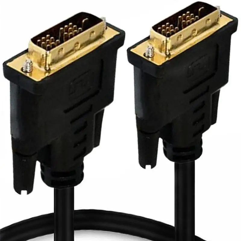 1.8m-20m DVI Cable DVI 18+1Male to Male High-Definition Cable Computer TV Connection Cable Computer Monitor Connection Cable