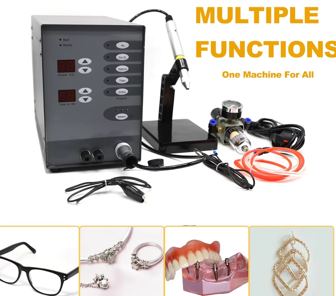 150A Jewelry Stainless Steel Spot La ser Welding Machine Automatic CNC Handheld Pulse TIG Welding Machine For Welding Jewelry