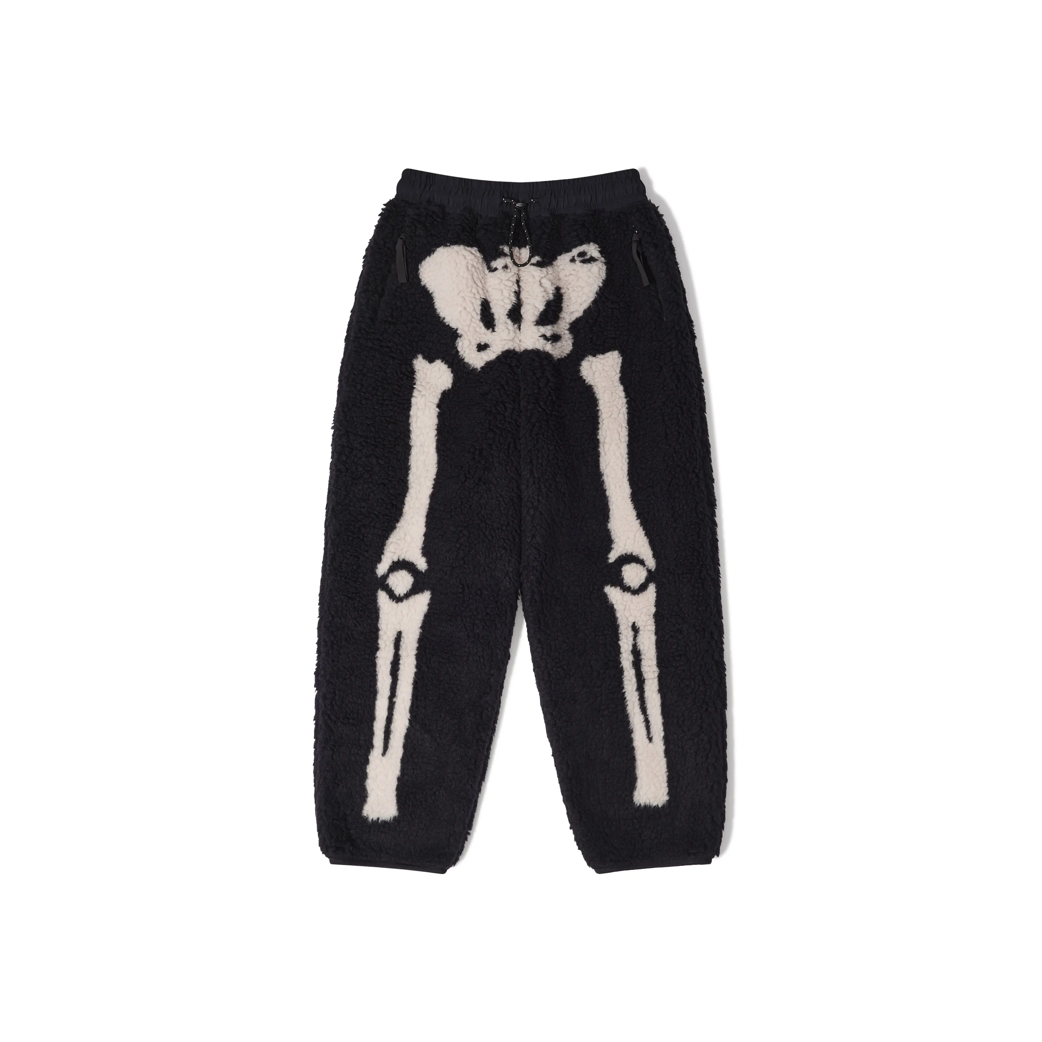 Japan Style KAPITAL Hirata Kazuhiro Warm Lamb Fleece Bone Pattern Pants for Men New Arrival