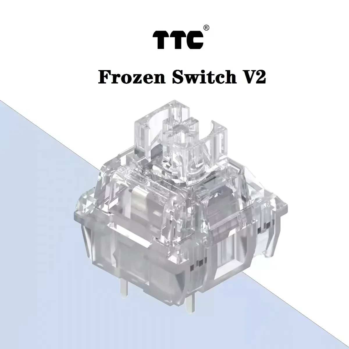 TTC Frozen Switch Silent V2 Linear MX Switches Gaming Mechanical Keyboard 3Pins 39g RGB Transparent Custom DIY Gamer Keyboard